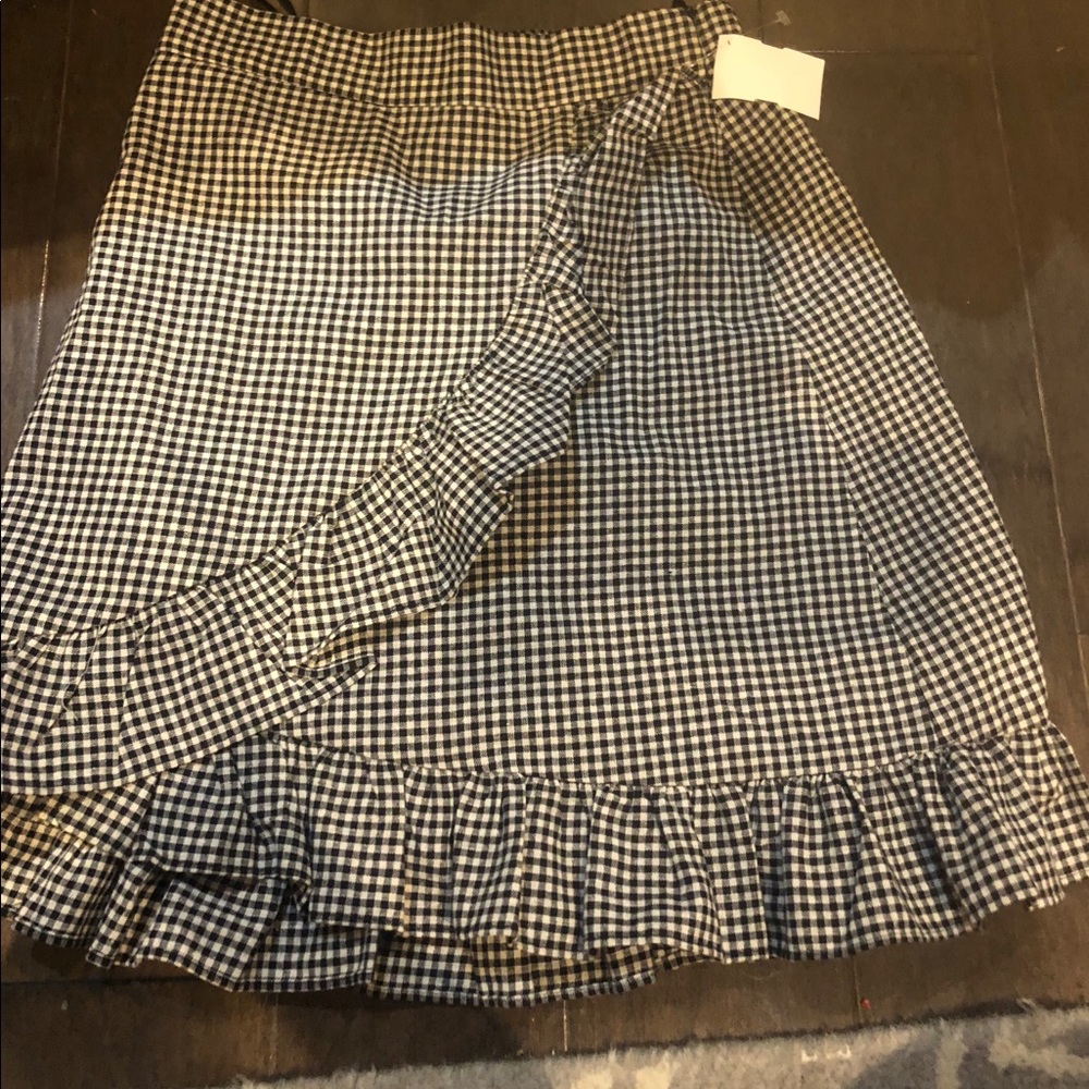 Gingham skirt